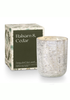 Balsam & Cedar Boxed Crackle Glass Candle
